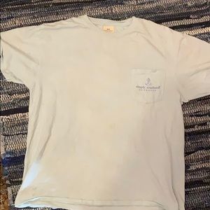 Blue simply southern shirt